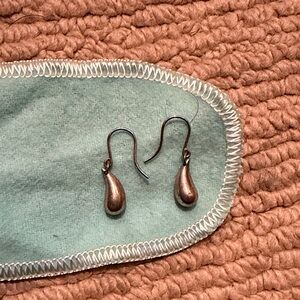 Tiffany and Co Silver Teardrop Earrings